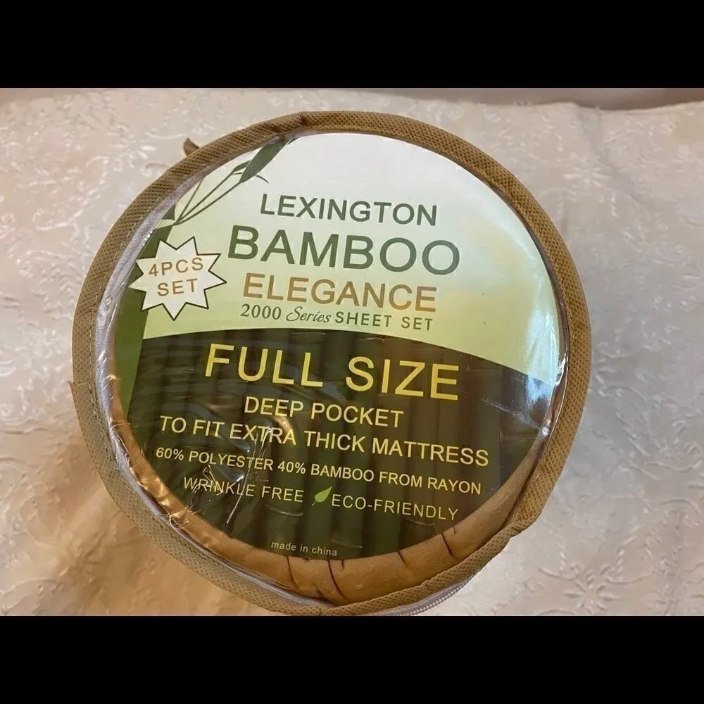 Lexington Bamboo 4 PCS sheet set 2000 series Full